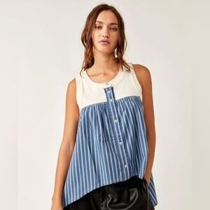 Free People We The Free The Only One Asymmetric Tank Top